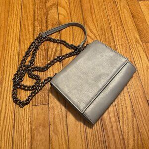 Forever 21 Grey Chain Crossbody Bag